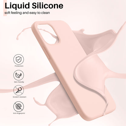 ORNARTO Liquid Silicone iPhone 12/iPhone 12 Pro Case