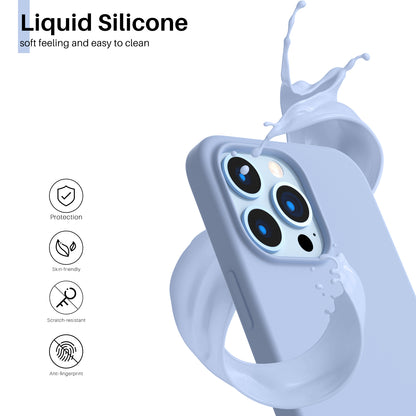 ORNARTO Liquid Silicone iPhone 13 Pro Case