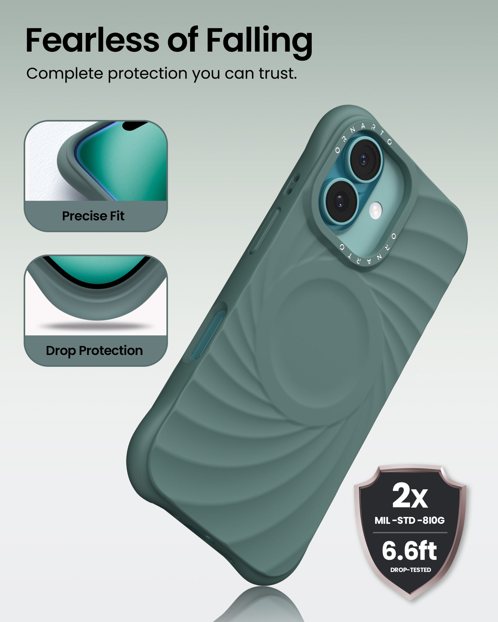 ORNARTO VORTUXE Case for iPhone 16 Series