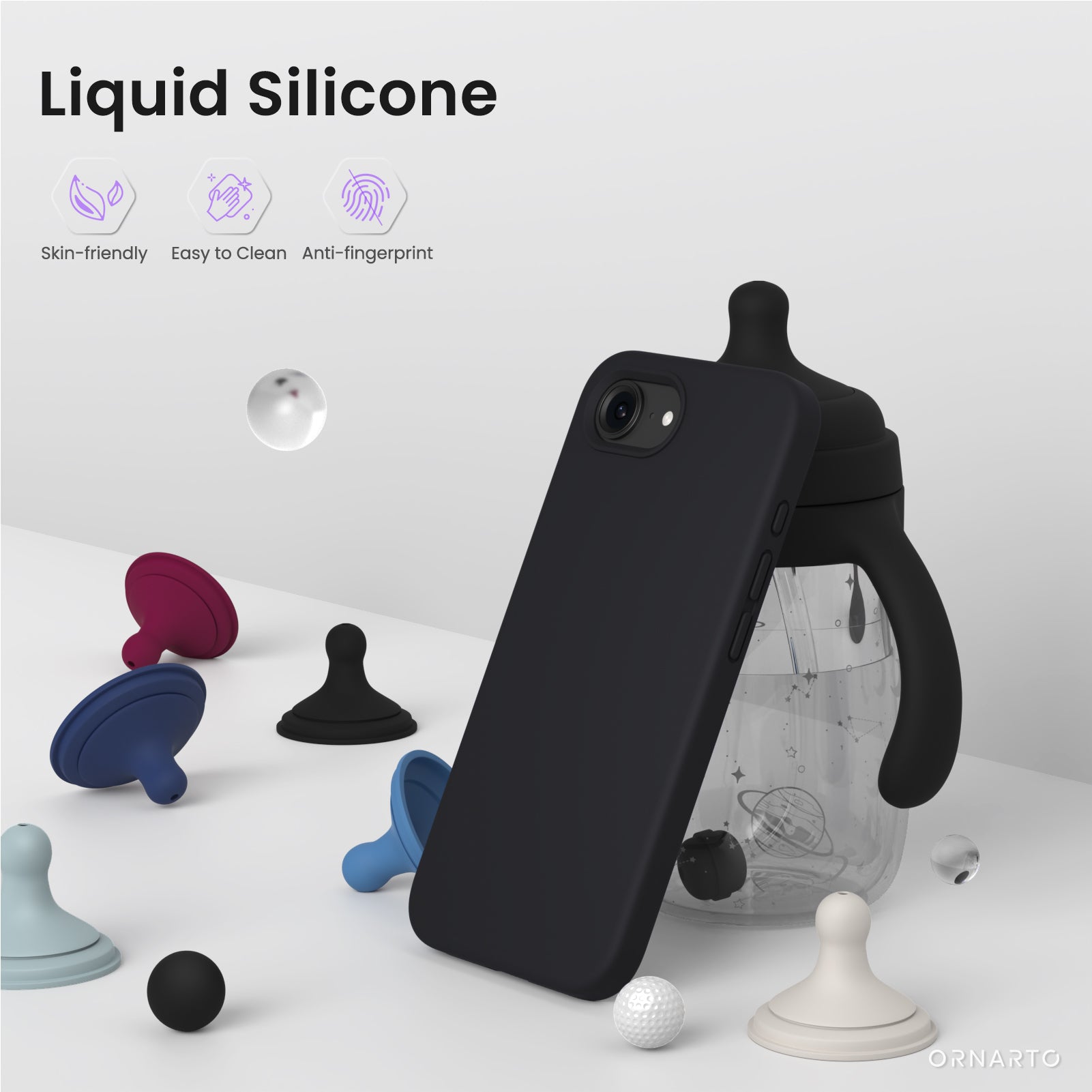 Liquid Silicone Case for iPhone 16e