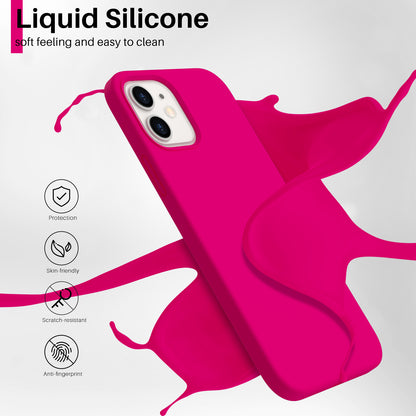 ORNARTO Liquid Silicone iPhone 12/iPhone 12 Pro Case