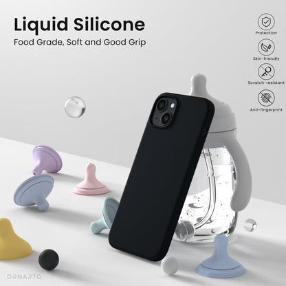 ORNARTO Liquid Silicone iPhone 14 Case