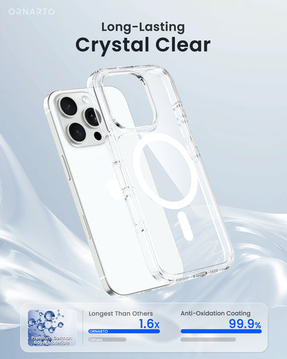 ORNARTO Clear Case for iPhone 16 Series