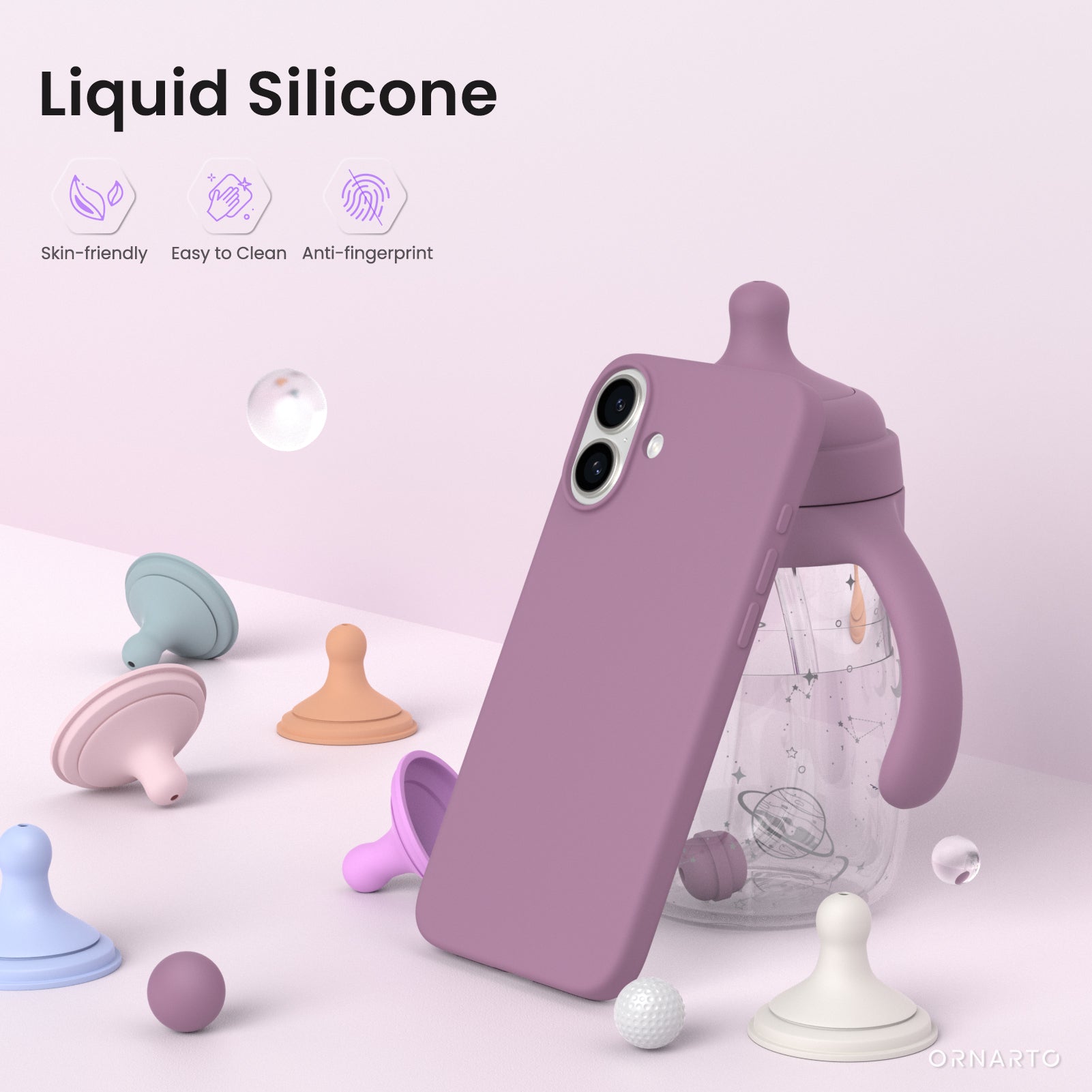 Liquid Silicone Case for iPhone 16 Series