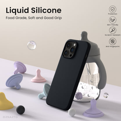 ORNARTO Liquid Silicone iPhone 14 Pro Case