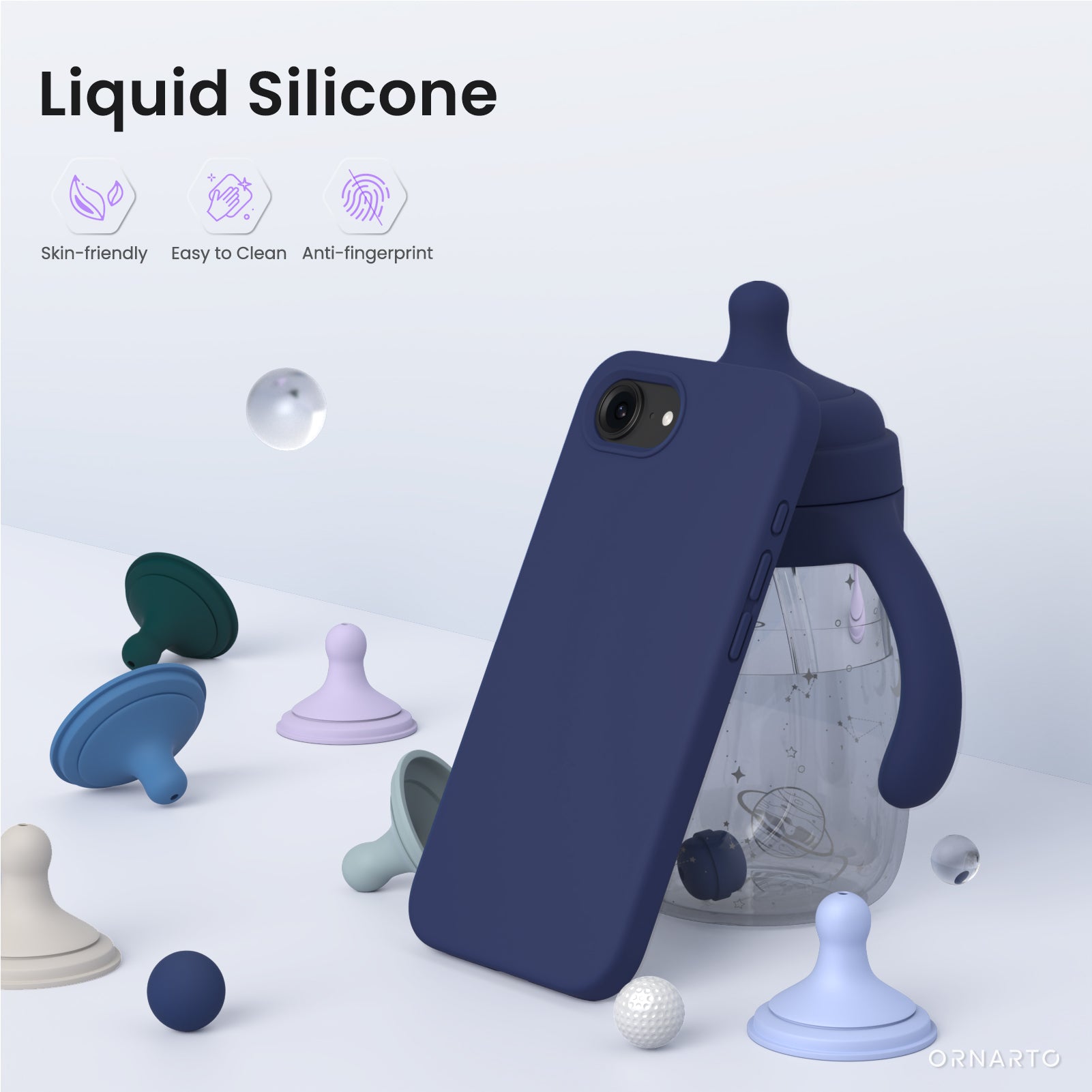 Liquid Silicone Case for iPhone 16e