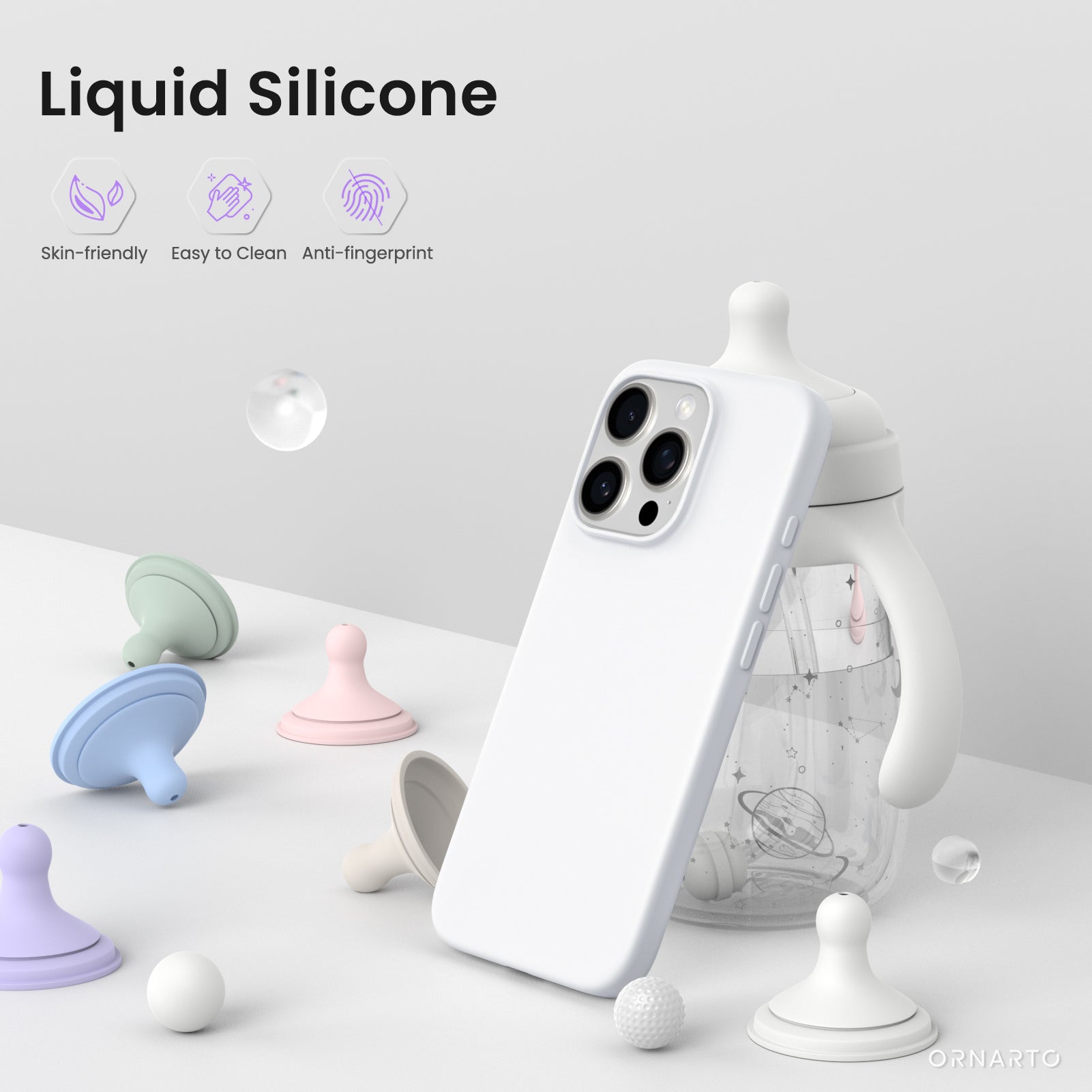 Liquid Silicone Case for iPhone 16 Series