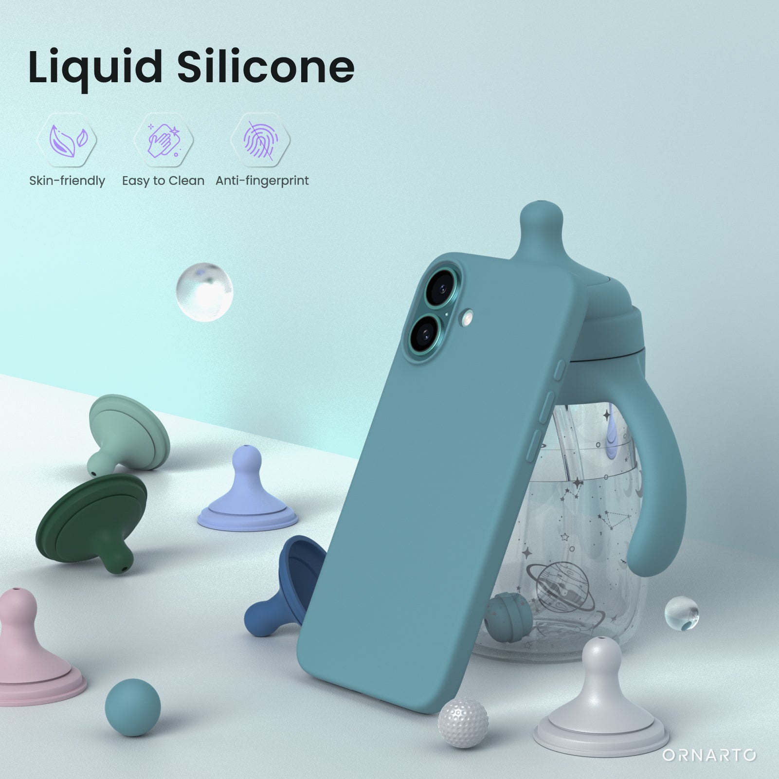 Liquid Silicone Case for iPhone 16 Series