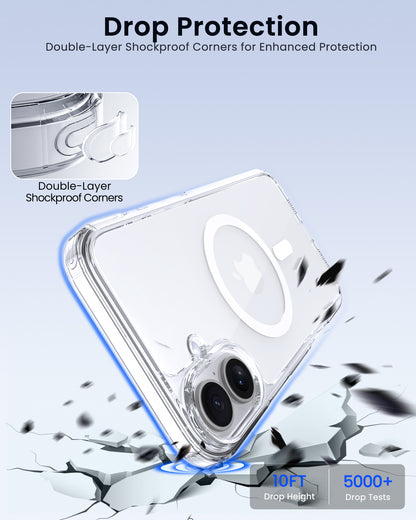 ORNARTO Clear Case for iPhone 16 Series