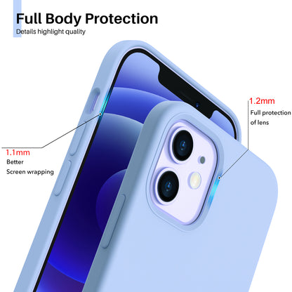 ORNARTO Liquid Silicone iPhone 12/iPhone 12 Pro Case