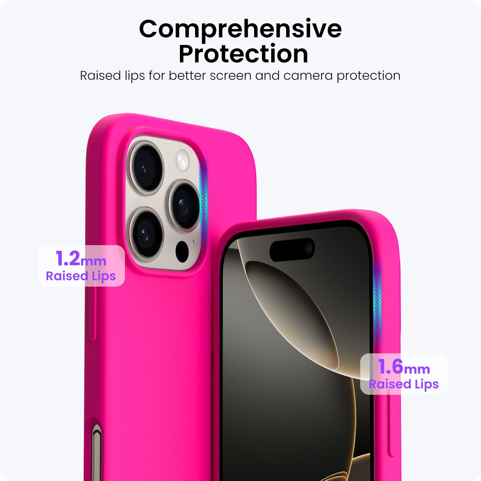 ORNARTO Liquid Silicone Case for iPhone 16 Series