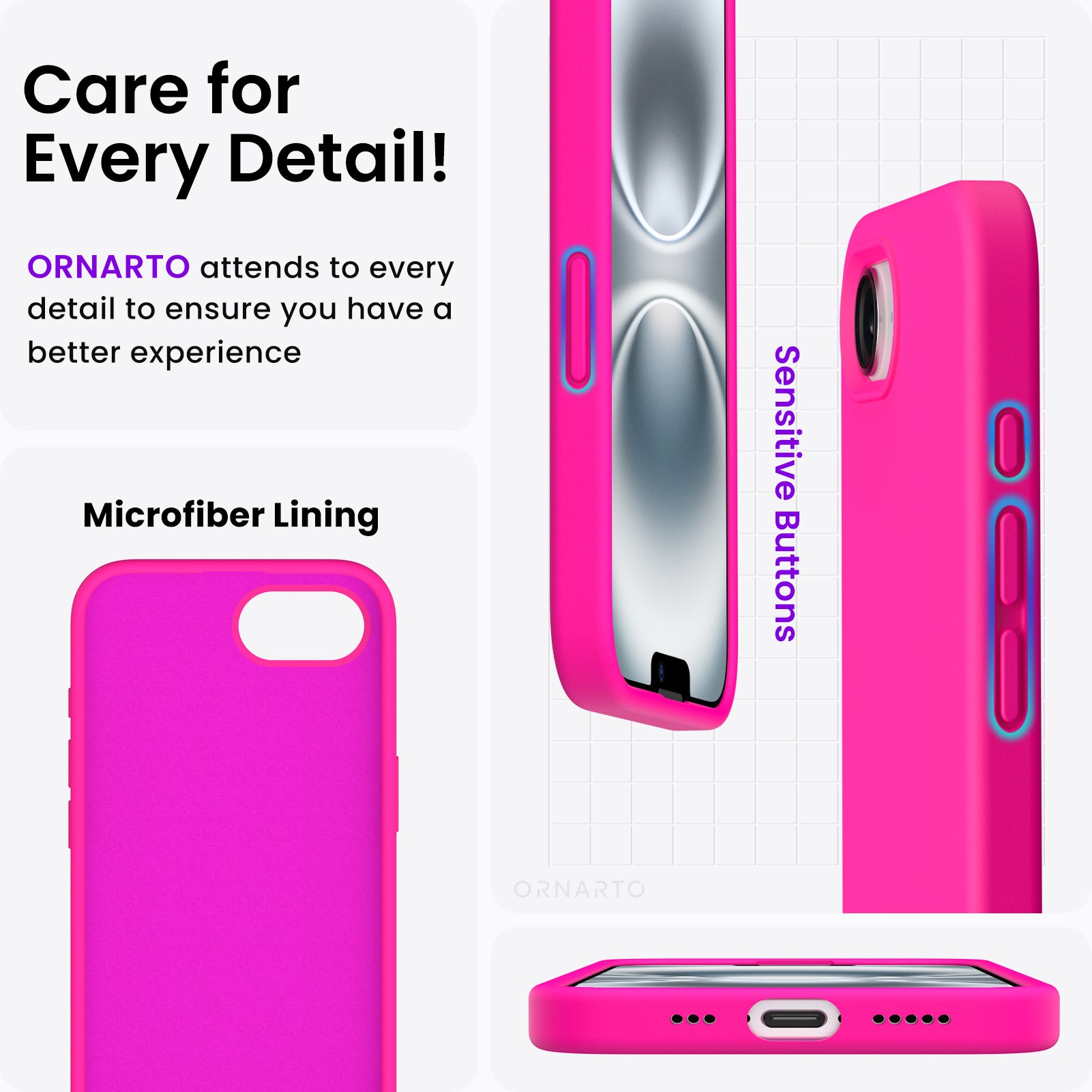 Liquid Silicone Case for iPhone 16e