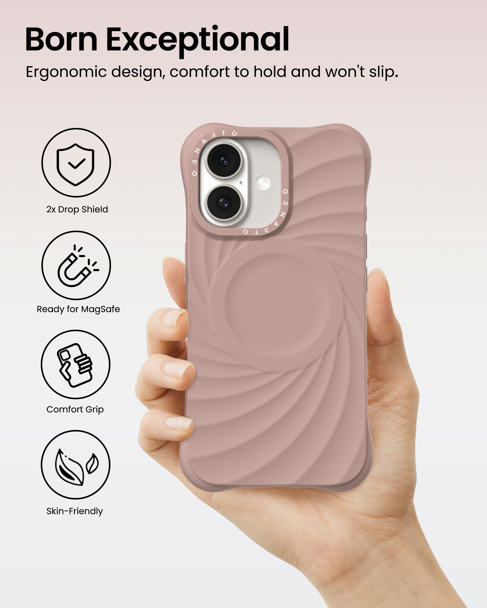 ORNARTO VORTUXE Case for iPhone 16 Series