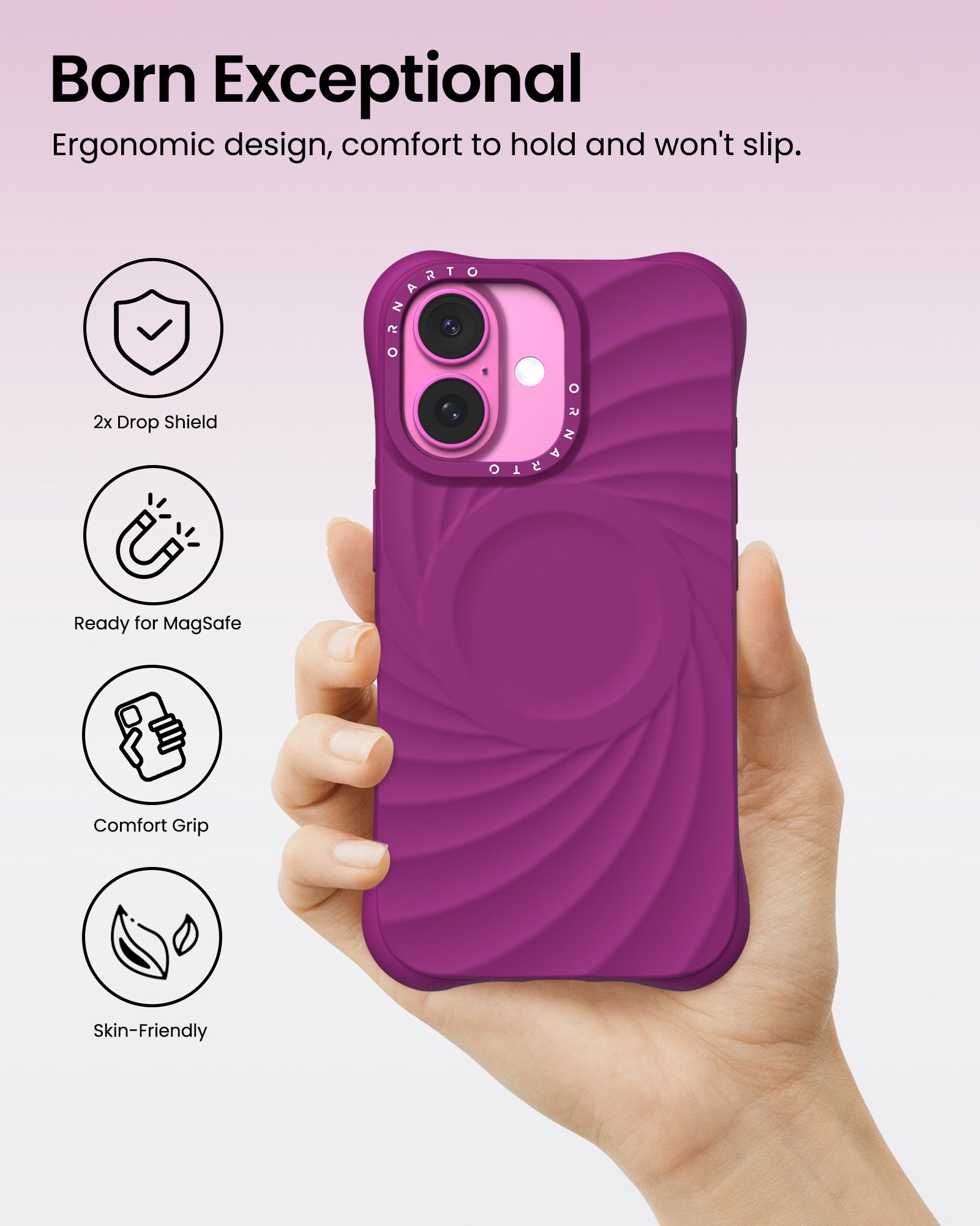 ORNARTO VORTUXE Case for iPhone 16 Series