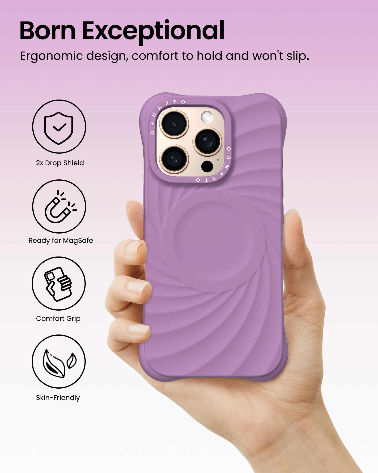 ORNARTO VORTUXE Case for iPhone 16 Series